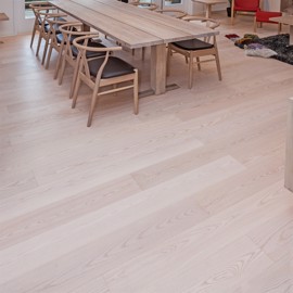 Ask Select Hvit Mattlakk 155mm<br/ > Wiking Plankegulv